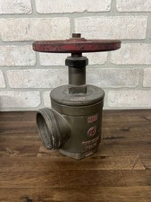 Bomberos Antiguo GIACOMINI 2-1/2" MANGUERA CONTRA INCENDIOS VÁLVULA DE ÁNGULO A56 618R