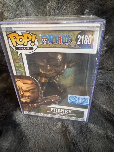 Franky #2180 Bronze One Piece Funko Pop Plus w/ Hard Pop Protector
