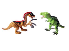 2 Pcs Jurassic Realistic Dinosaur Model Figure Kids Toys 8 x 4.5in  7.5 x 5in 