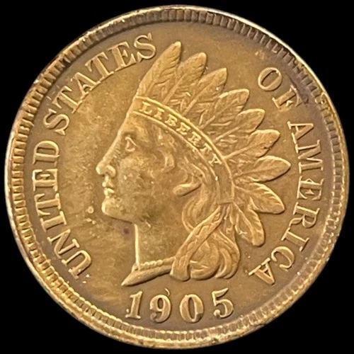 1905 Indian Head Cent UNC BU Details! Penny Antique US 1c