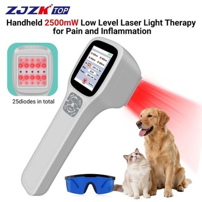 Laser Phototherapy 0-2.5W Adjustable for Pain Wound Healing Blood Circulation