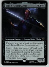 MAGIC MTG BARON HELMUT ZEMO (EXTENDED ART) 405 MARVEL SUPER HEROES FOIL