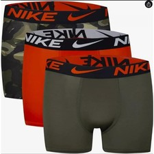 Nike Dri-FIT Essential Micro Youth Boxer Briefs 3-Pack Black Red Youth M