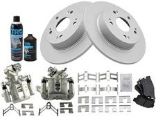 For 2016-2018 Acura ILX Brake Pad Rotor and Caliper Set Rear 34454MRBW 2017