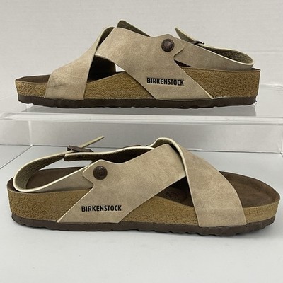 Birkenstock Tulum Suede Sandals EU 39 / Women's US 8 Cream Beige