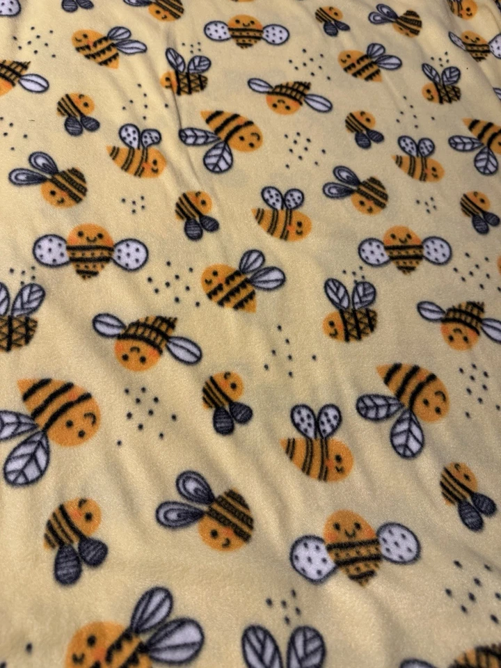 JO-ANN blizzard fleece fabric -By The Yard - Bees