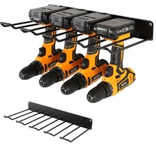 Drill Power Tool Organizer Storage Rack Cordless Tool Rack Holder Single Layer