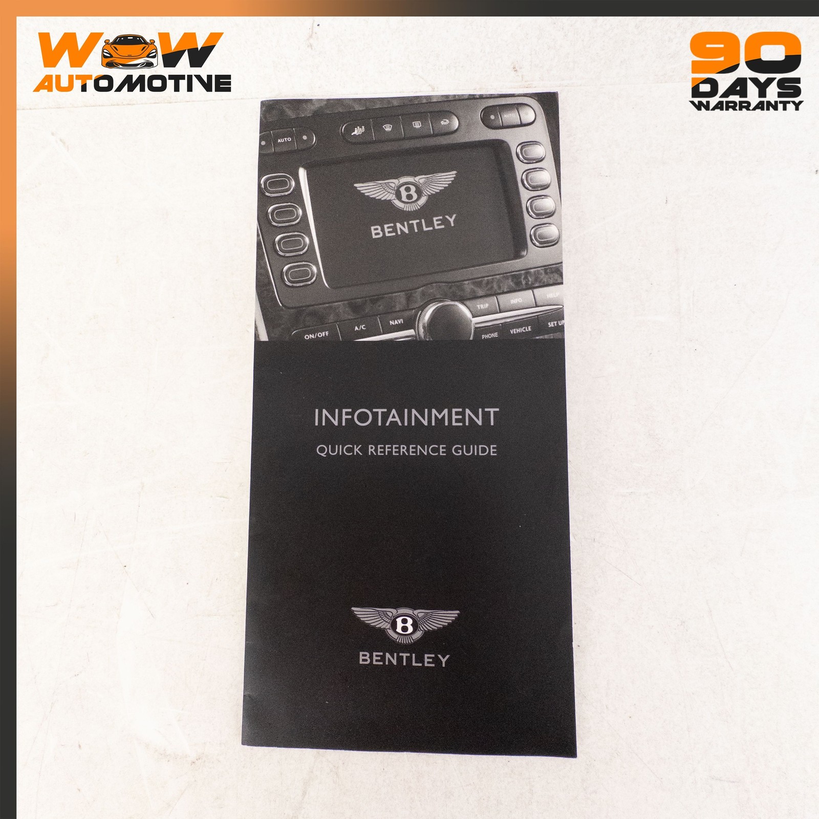 04-13 BENTLEY CONTINENTAL GTC OWNERS HANDBOOK INFOTAINMENT QUICK REFERENCE OEM