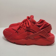 Nike Air Huarache Run Youth Size 6.5Y US Triple Red Running Sneakers 654275-600