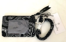 Vera Bradley  "Stellar Paisley"  Zip ID Case  Lanyard Set  NWT