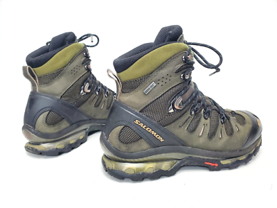 SALOMON QUEST 4D GTX Hiking Backpacking Boots Men's US 8 | eBay