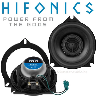 Hifonics ZSB-42 120 Watt Koaxial Lautsprecher für BMW E-F-Modelle 1er 3er 5er X5 - Bild 1 von 4