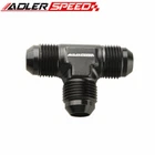 US AN3 AN4 AN6 AN8 AN10 AN12 Male Flare Union Tee-piece Fitting Adapter Black