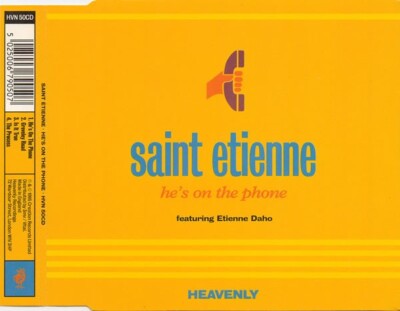 (52) Saint Etienne Featuring Etienne Daho 'He's On The Phone'-Rare CD Single-New