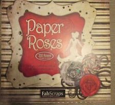 FabScraps Paper Roses - 200 Roses to Make For Cards or Scrapbook Pages