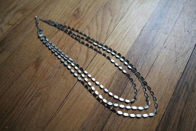 Elegant Bohemian Three Strand Necklace