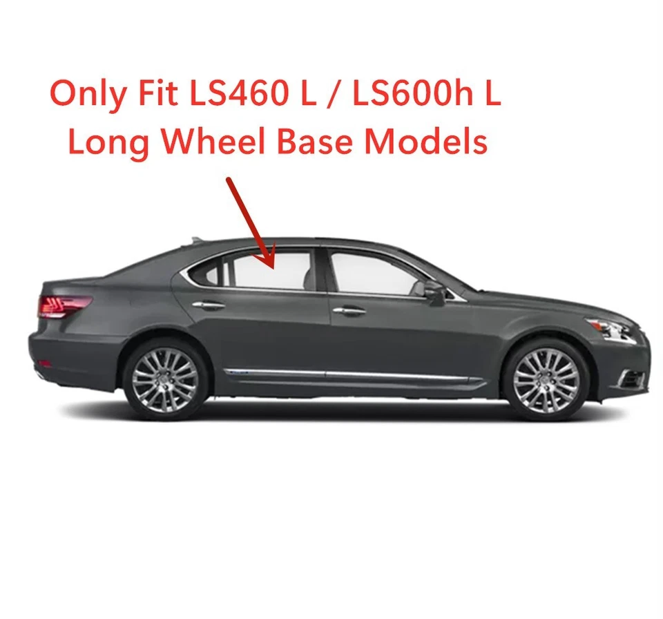 Fits 07-17 Lexus LS460 L LS600h L Passenger Rright Side Rear Door Window Glass Foto 2 de 3