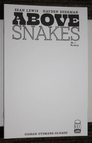 Image Above Snakes #1 BLANK Sketch Cover Variant -