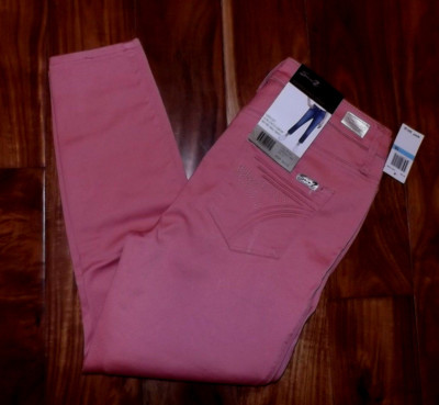 NWT Womens SEVEN 7 Dusty Rose Pink High Rise Skinny Jeans Ankle