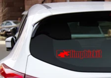 Limp Bizkit Car Decal Vinyl Band Logo Glossy Bumper Sticker Nu Metal Rap Rock