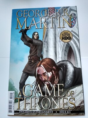 Dynamite George R R Martin Game of Thrones issue 21 HBO Series 2012