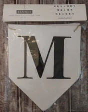 MRS  MRS, MR  MR, MR  MRS Wedding Banner White Burlap Fabric Twine 81  NEW