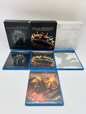 Game Of Thrones Blu-Ray DVD Set Seasons 1-3 Plus Bonus DVDs