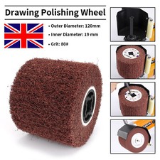Non-woven Wire Drawing Brush Wheel Drum Burnishing Grinding Buffer Wheel Tools