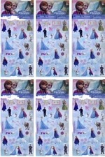 Lot 6 Disney Frozen 25 pc Stickers Anna Elsa Olaf Sven Snow Queen Party Favor