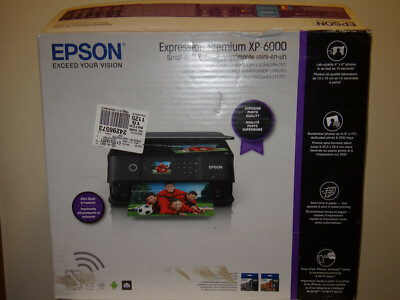 *~* New *~* Epson Expression Premium AIO XP-6000 USB/WiFi/Airprint/Cloud Printer