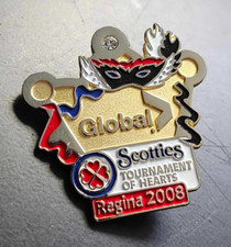 Scott Tournament of Hearts Pin 2008 Regina  Global