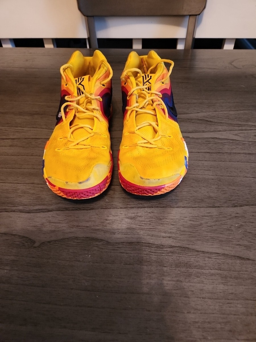 Mens Size 10.5 Nike Kyrie 4 Decades Pack 70s Basketball Shoes Amarillo 2018 s-l400.jpg main image 3