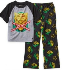 FORTNITE Pajamas Boy's size 12 NEW MASTER Key 2 piece Shirt Pants Pjs NWT LION