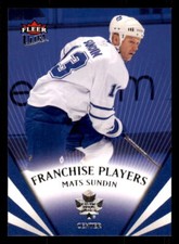 2008-09  Ultra Franchise Players #FP7 Mats Sundin Toronto Maple Leafs