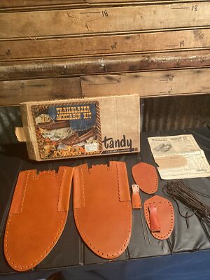 Tandy Leather Factory Trail Blazer Moccasin Kit #4616 Mens Size 6