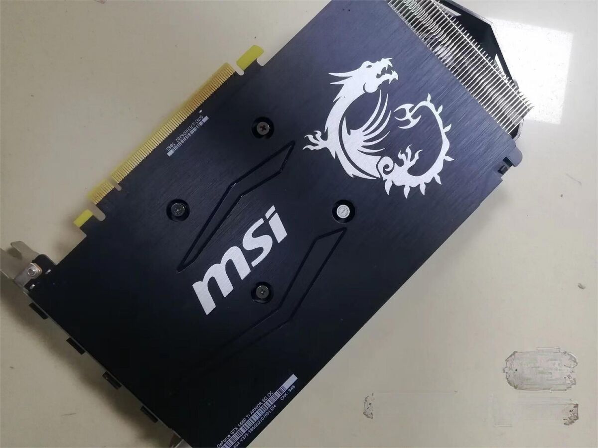 Delvis festspil Encommium MSI GeForce GTX 1660 Ti ARMOR 6G OC GDDR6 Graphics Card | eBay