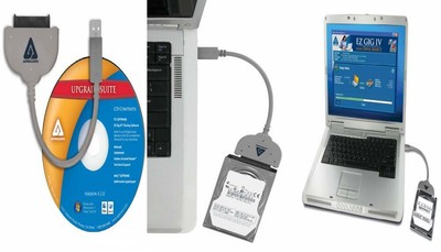 Apricorn Sata Wire Notebook Hard Drive Upgrade Kit With Usb 3.0 Connection Asw-Usb3-25 (Grey) (777786889883)