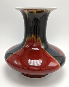 Chinese Oxblood Flambe Transmutation Glaze Sang de Boeuf Jingdezhen Porcelain...