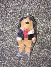 Disney Store Pilot Winnie The Pooh Bean Bag Plush Aviator NWT Sealed 8  