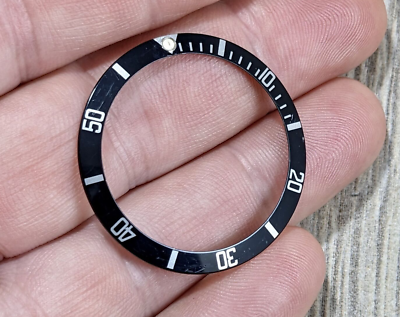 Genuine Rolex Bezel Insert For Submariner 16610 and 16800 with