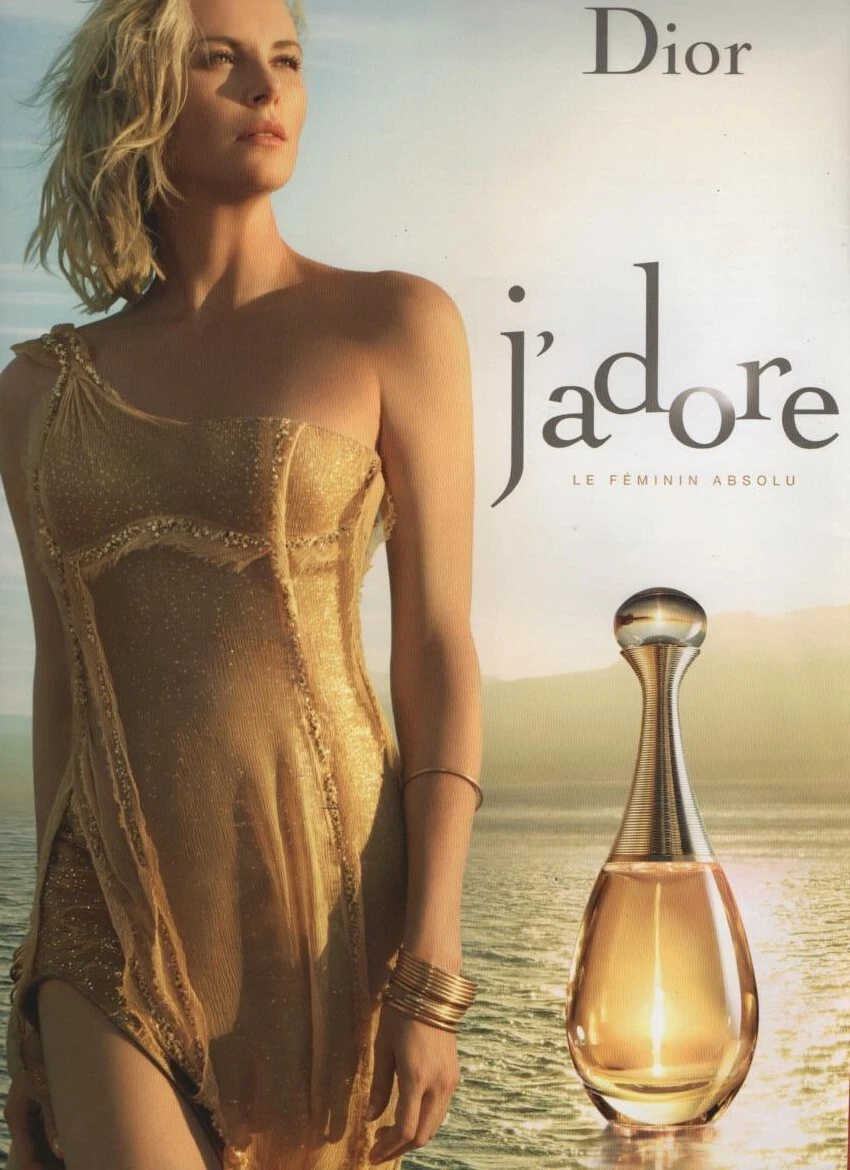 Publicité papier Parfum. Perfume ad. Dior J'Adore 2017 23x32cm (papier glacé)