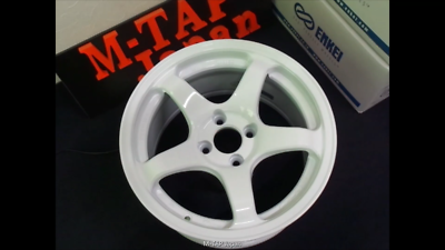 US Duty Paid] ENKEI Genuine PF05 15x8.0 +25 4x100 White 15x8 4x100