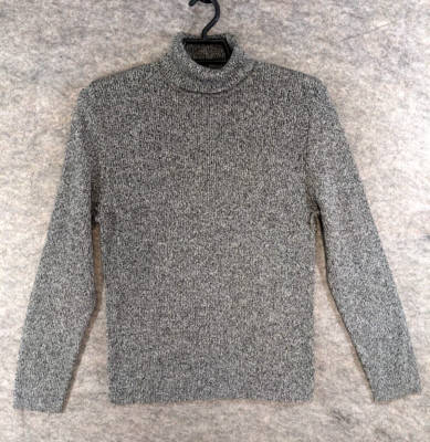 Reference Point Sweater Womens Extra Large Heathered Gray Turtleneck Pullover