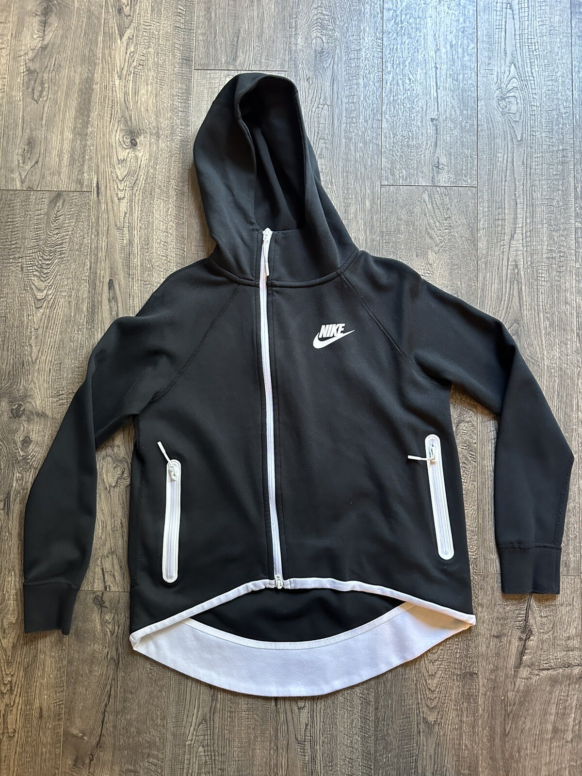 Nike Tech Fleece Sweater Windrunner Black/White Women's Hoodie Pants