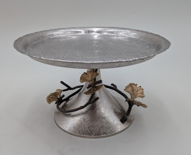 MICHAEL ARAM BUTTERFLY GINKGO PASTRY DISH WITH DOME 175885 *Read*