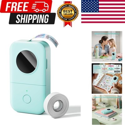 Label Maker Machine with Tape, D30 Portable Mini Label Printer, Small Bluetoo...