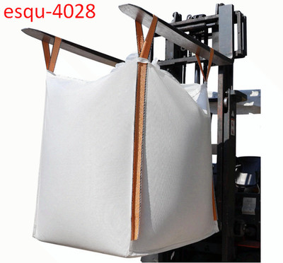 2 Pack FIBC Bulk Bags UV Resistant Waterproof,1.5 Ton,3300lb,Duffle Top HeavyDut