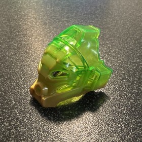 LEGO 1x TRANS- BRIGHT GREEN BIONICLE MASK OF JUNGLE PART #19061pb01 from 70792