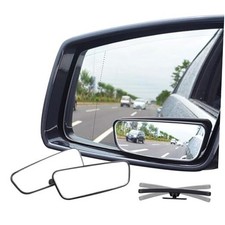 Rectangle Blind Spot Mirror, HD Glass ABS Housing Convex Wide Framed Rectangle