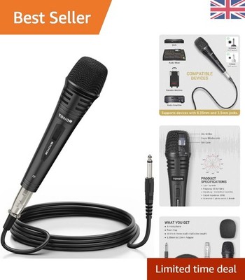 Professionelles Karaoke-Handmikrofon mit verstellbarem Ständer & klarem Klang